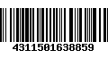 Código de Barras 4311501638859