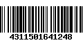 Código de Barras 4311501641248