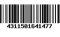 Código de Barras 4311501641477