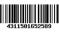 Código de Barras 4311501652589