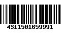 Código de Barras 4311501659991