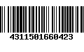 Código de Barras 4311501660423