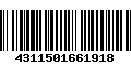 Código de Barras 4311501661918