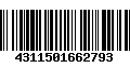 Código de Barras 4311501662793