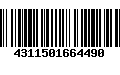 Código de Barras 4311501664490