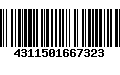 Código de Barras 4311501667323