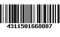 Código de Barras 4311501668887