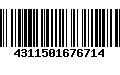 Código de Barras 4311501676714