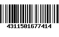 Código de Barras 4311501677414