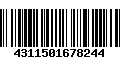 Código de Barras 4311501678244