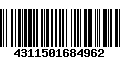 Código de Barras 4311501684962