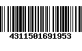 Código de Barras 4311501691953