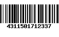 Código de Barras 4311501712337