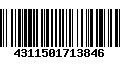 Código de Barras 4311501713846