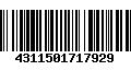 Código de Barras 4311501717929