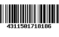 Código de Barras 4311501718186