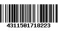 Código de Barras 4311501718223