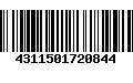 Código de Barras 4311501720844