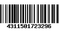 Código de Barras 4311501723296