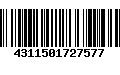 Código de Barras 4311501727577