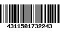 Código de Barras 4311501732243