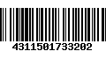 Código de Barras 4311501733202