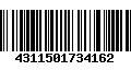 Código de Barras 4311501734162