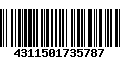 Código de Barras 4311501735787