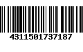 Código de Barras 4311501737187