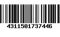 Código de Barras 4311501737446