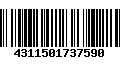 Código de Barras 4311501737590