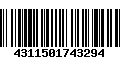 Código de Barras 4311501743294