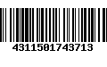 Código de Barras 4311501743713