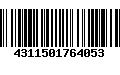 Código de Barras 4311501764053