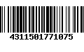 Código de Barras 4311501771075