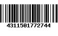 Código de Barras 4311501772744