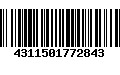 Código de Barras 4311501772843