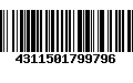 Código de Barras 4311501799796