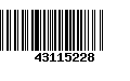 Código de Barras 43115228