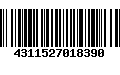 Código de Barras 4311527018390