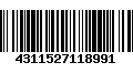 Código de Barras 4311527118991