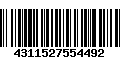 Código de Barras 4311527554492