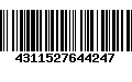 Código de Barras 4311527644247