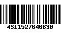 Código de Barras 4311527646630