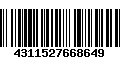 Código de Barras 4311527668649