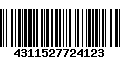 Código de Barras 4311527724123