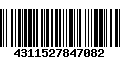 Código de Barras 4311527847082