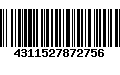 Código de Barras 4311527872756