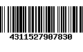 Código de Barras 4311527907830