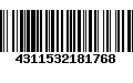 Código de Barras 4311532181768